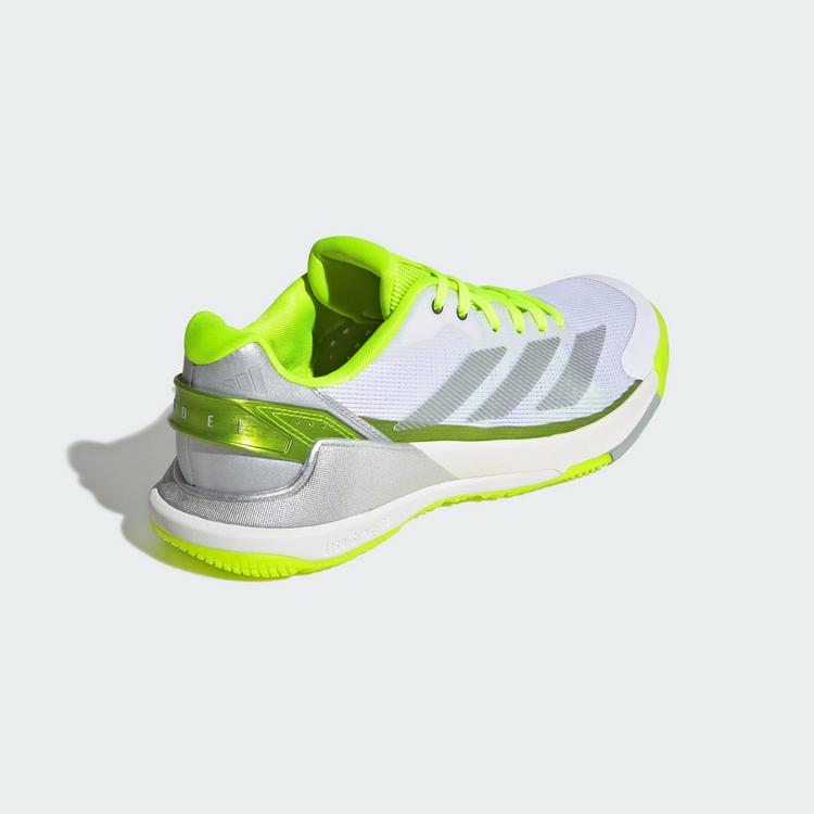 adidas adidas Crazyquick Lightstrike Padel-Schuh Tennisschuhe Damen - Lucid Lemon / Wonder Silver / Silver Metallic - 4 | SportScheck
