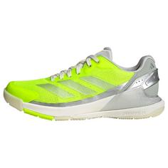 adidas Crazyquick Lightstrike Padel-Schuh Tennisschuhe Damen Lucid Lemon / Silver Metallic / Wonder Silver