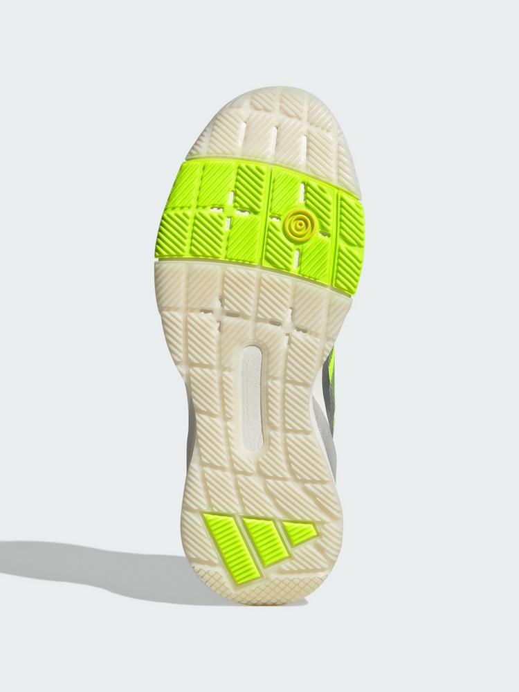 adidas adidas Crazyquick Lightstrike Padel-Schuh Tennisschuhe Damen - Lucid Lemon / Silver Metallic / Wonder Silver - 2 | SportScheck