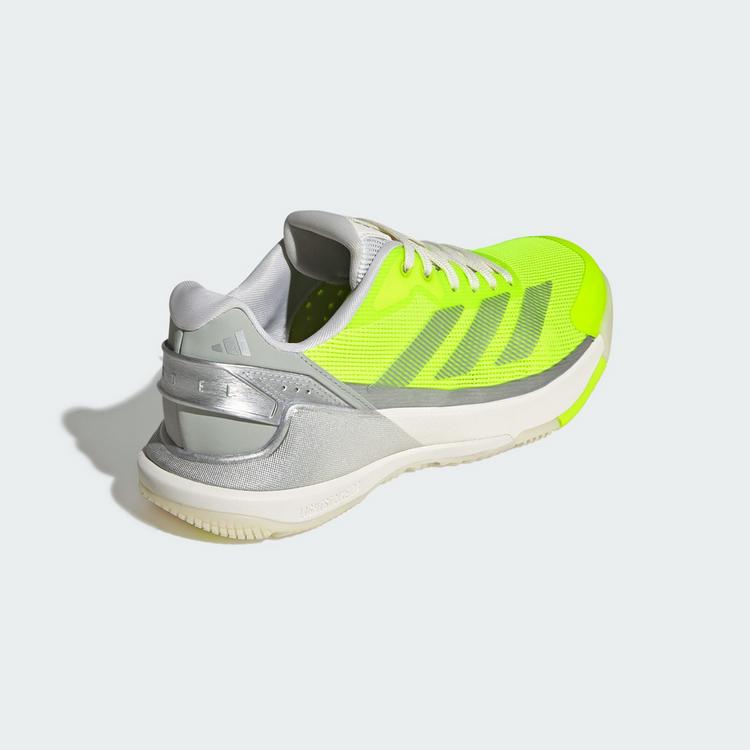 adidas adidas Crazyquick Lightstrike Padel-Schuh Tennisschuhe Damen - Lucid Lemon / Silver Metallic / Wonder Silver - 4 | SportScheck
