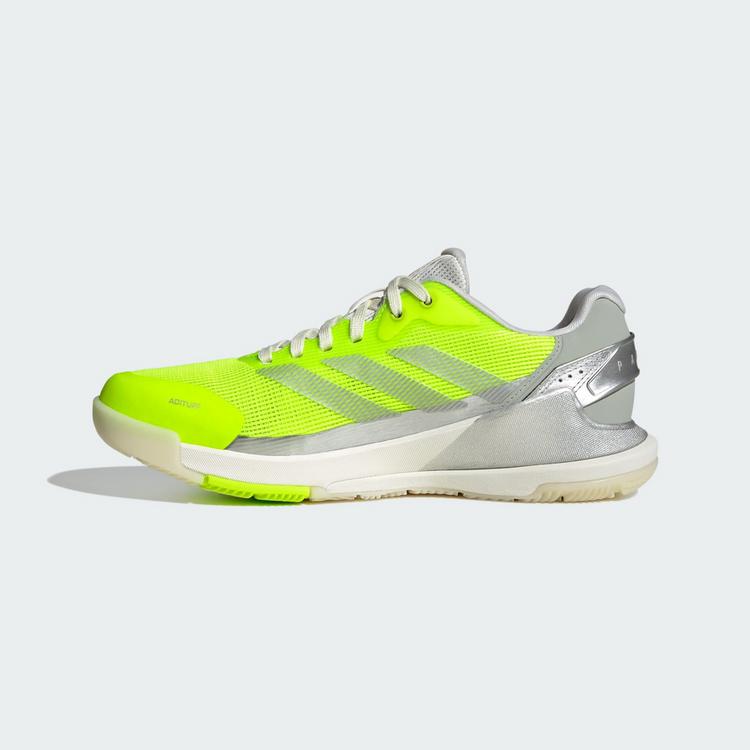 adidas adidas Crazyquick Lightstrike Padel-Schuh Tennisschuhe Damen - Lucid Lemon / Silver Metallic / Wonder Silver - 5 | SportScheck