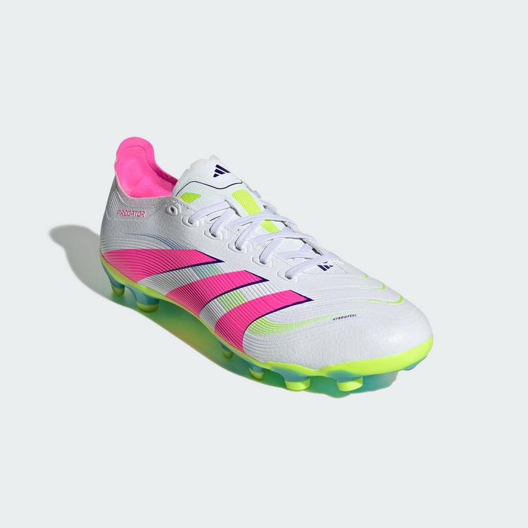 adidas adidas Predator League MG Fu&szlig;ballschuh Fu&szlig;ballschuhe Herren - Cloud White / Lucid Pink / Lucid Lemon - 2 | SportScheck