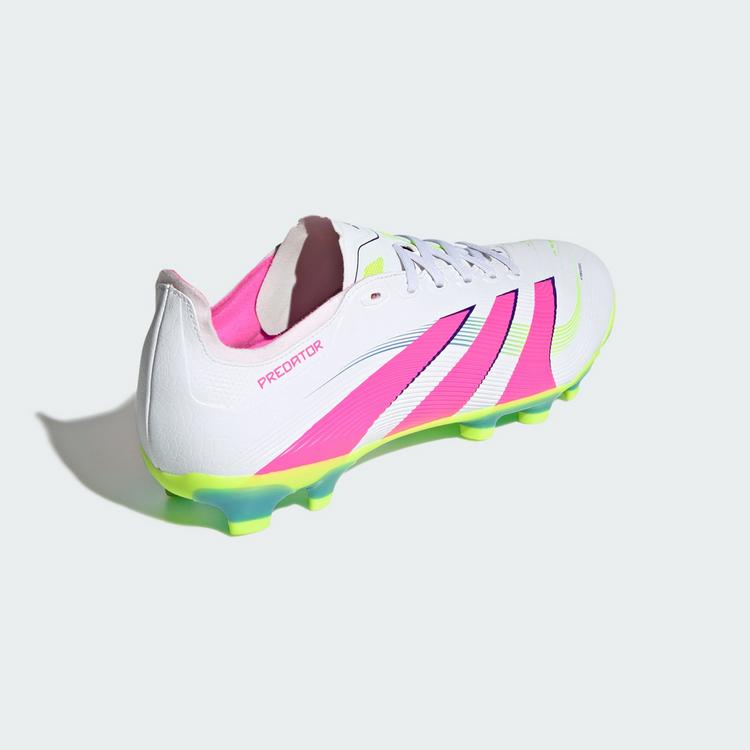 adidas adidas Predator League MG Fu&szlig;ballschuh Fu&szlig;ballschuhe Herren - Cloud White / Lucid Pink / Lucid Lemon - 3 | SportScheck