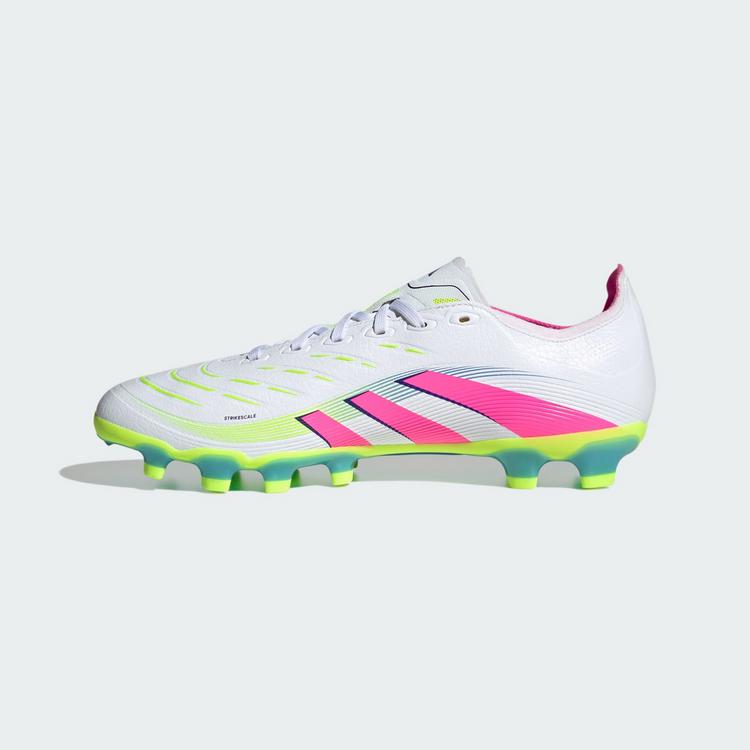 adidas adidas Predator League MG Fu&szlig;ballschuh Fu&szlig;ballschuhe Herren - Cloud White / Lucid Pink / Lucid Lemon - 4 | SportScheck