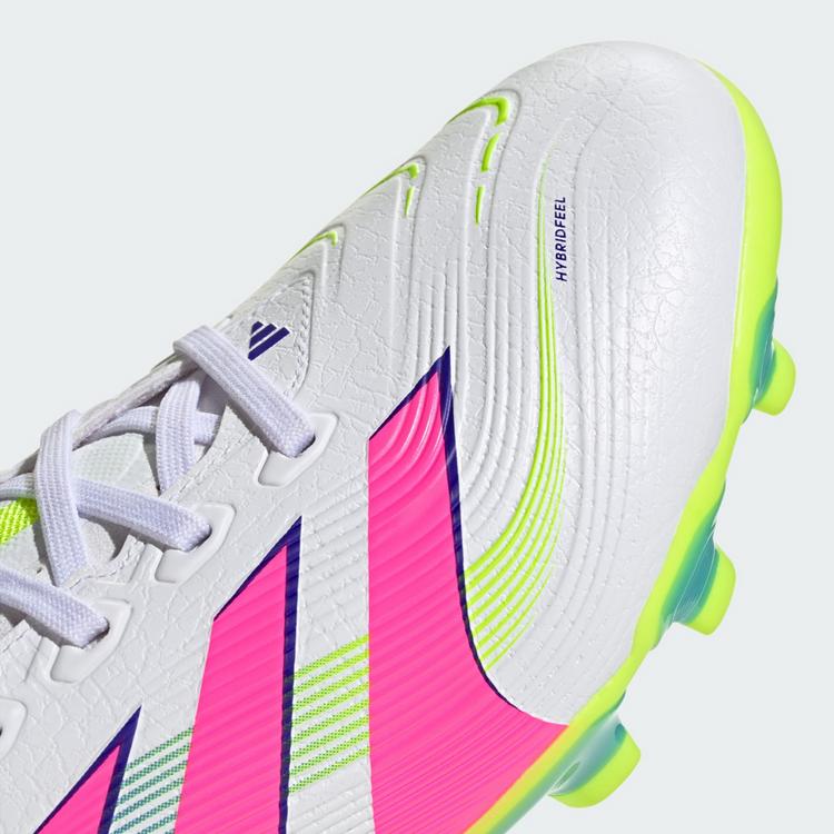 adidas adidas Predator League MG Fu&szlig;ballschuh Fu&szlig;ballschuhe Herren - Cloud White / Lucid Pink / Lucid Lemon - 5 | SportScheck