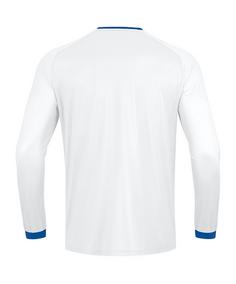 Rückansicht von JAKO Inter Trikot langarm Kids Fußballtrikot Kinder weissblau