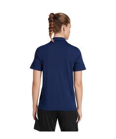 Rückansicht von adidas Squadra 25 Competition Polo Damen Poloshirt Damen blauweiss