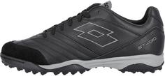 Lotto Stadio 300 Fußballschuhe 1H8 All Black/Gravity Titan
