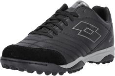 Rückansicht von Lotto Stadio 300 Fußballschuhe 1H8 All Black/Gravity Titan