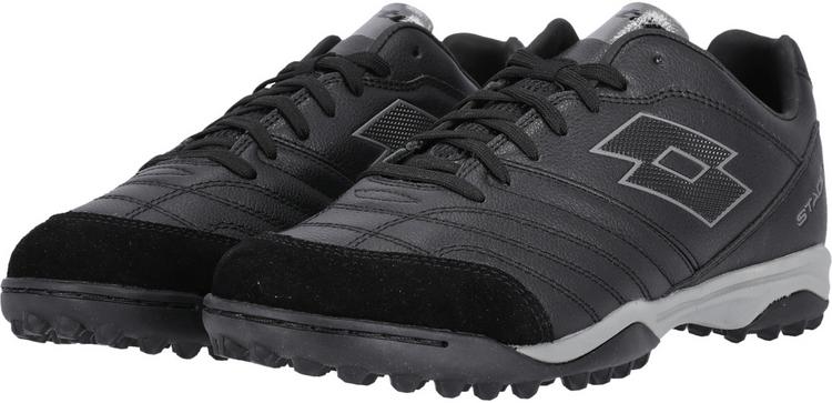Lotto Lotto Stadio 300 Fu&szlig;ballschuhe - 1H8 All Black/Gravity Titan - 1 | SportScheck