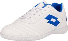 Rückansicht von Lotto Milano 700 Fußballschuhe 1X5 All White/Pacific Blue