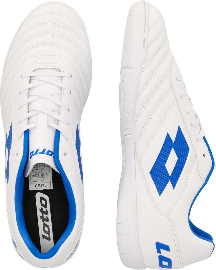 Lotto Lotto Milano 700 Fu&szlig;ballschuhe - 1X5 All White/Pacific Blue - 2 | SportScheck