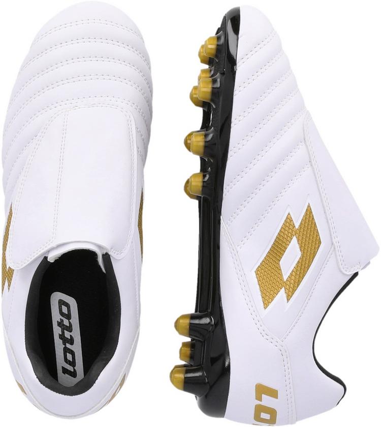 Lotto Lotto MILANO 700 AGM JR S Fu&szlig;ballschuhe Kinder - 6WX All White/Light Platino - 2 | SportScheck