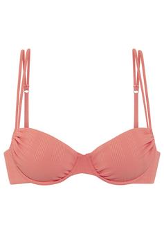Copenhagen Studios Bügel-Bandeau-Bikini-Top Bikini Oberteil Damen apricot