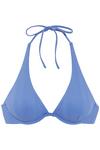 Copenhagen Studios B&uuml;gel-Bikini-Top Bikini Oberteil Damen - blau