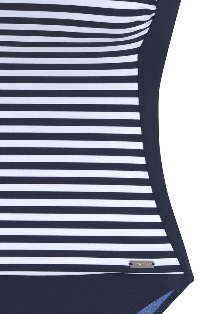 Lascana Lascana Badeanzug Badeanzug Damen - marine-wei&szlig; - 4 | SportScheck