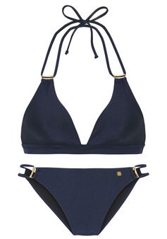 JETTE Triangel-Bikini Bikini Set Damen marine