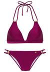 JETTE Triangel-Bikini Bikini Set Damen - beere
