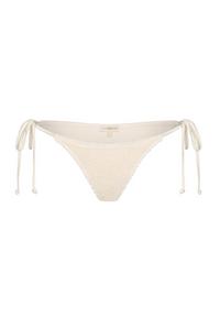 Moda Minx Scrunch Tie Side Bikini Bottom Bikini Hose Damen - Beige