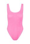 Moda Minx Scrunch Scoop Neck Swimsuit Badeanzug Damen - Candy Pink