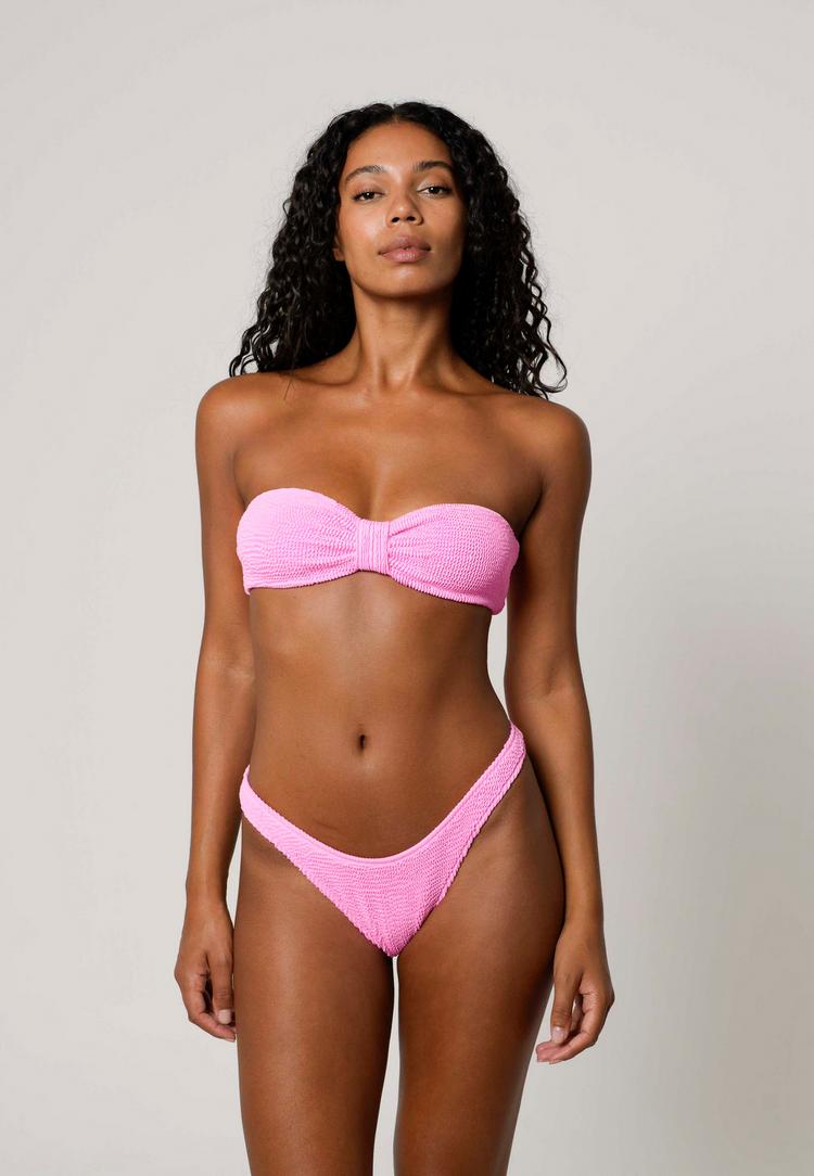 Moda Minx Moda Minx Scrunch Fixed Brazilian Bikini Hose Damen - Candy Pink - 0 | SportScheck