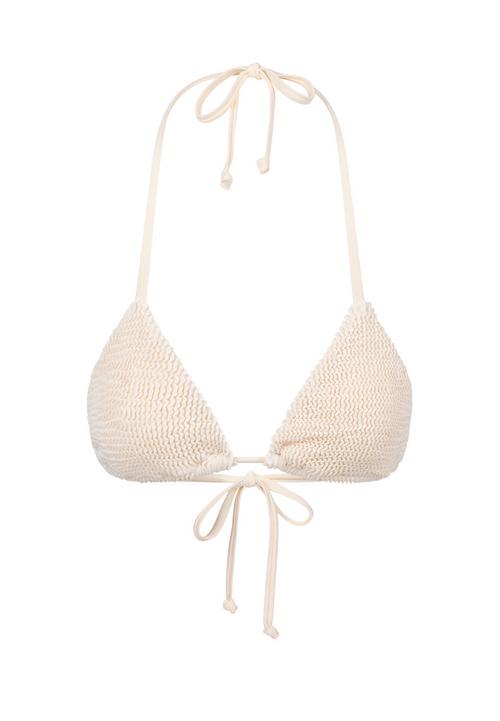 Moda Minx Scrunch Triangle Top Bikini Oberteil Damen