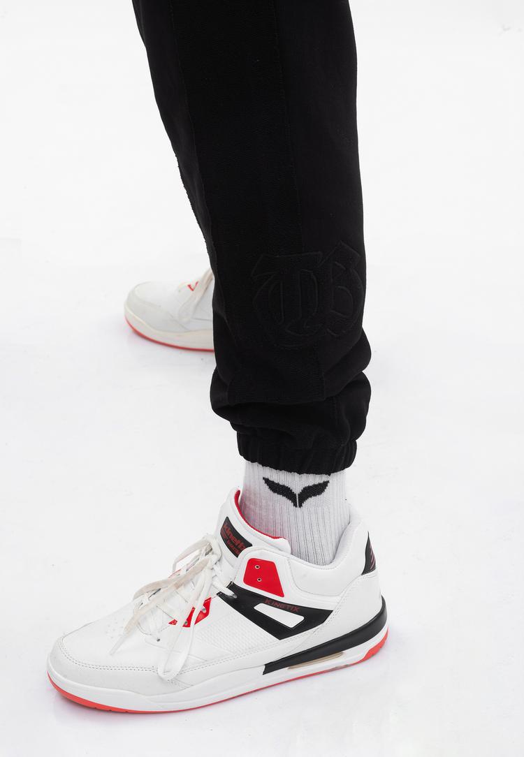 Tom Barron Tom Barron Colorblock Sporty Hoodie Set Trainingsanzug Herren - black - 11 | SportScheck