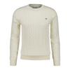 GANT Strickpullover Strickpullover Herren - Cream