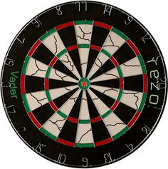 Rezo Vader Dart Board Set Badminton Zubehör 1001 Black