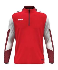 JAKO Dynamic Ziptop Sweatshirt Funktionssweatshirt Herren rotweiss