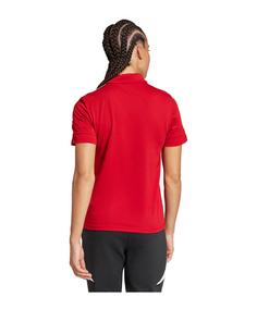 Rückansicht von adidas Squadra 25 Competition Polo Damen Poloshirt Damen rotweiss