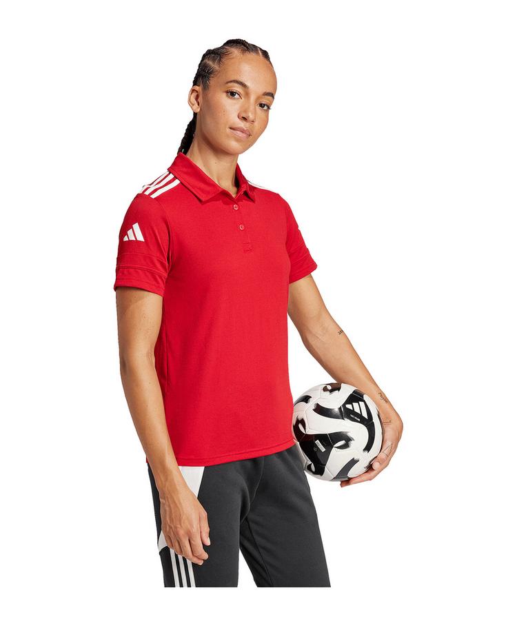 adidas adidas Squadra 25 Competition Polo Damen Poloshirt Damen - rotweiss - 1 | SportScheck
