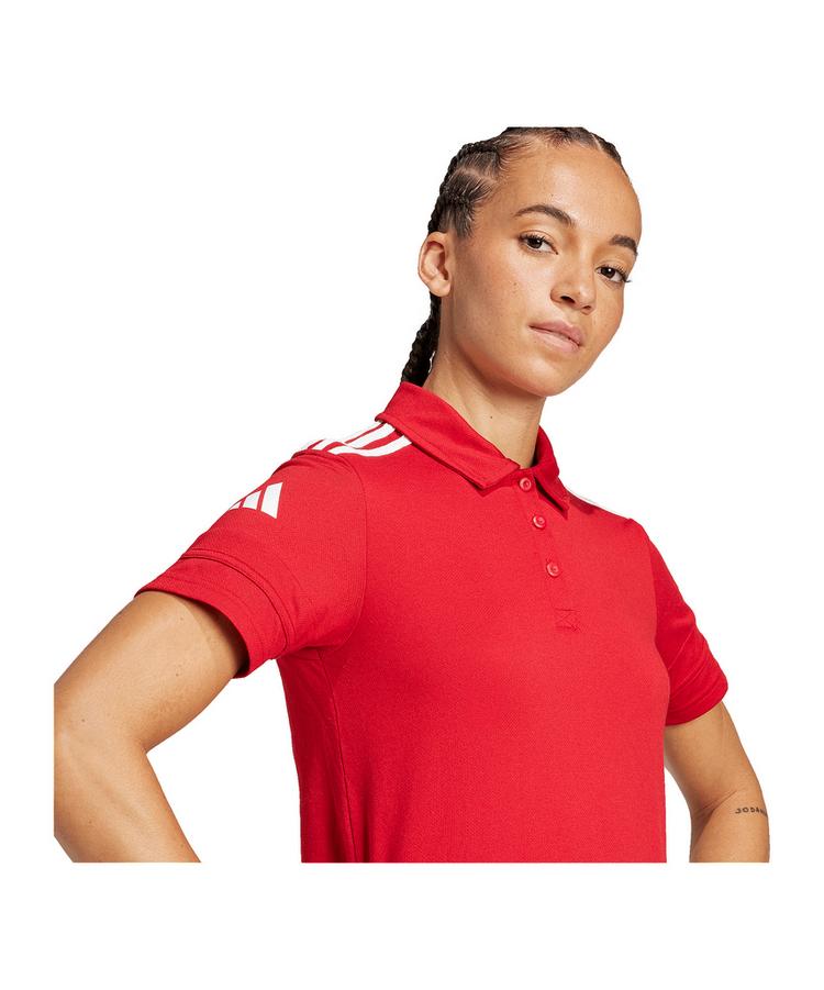 adidas adidas Squadra 25 Competition Polo Damen Poloshirt Damen - rotweiss - 2 | SportScheck