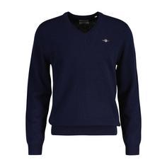 GANT Strickpullover Strickpullover Herren Blau