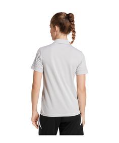Rückansicht von adidas Squadra 25 Competition Polo Damen Poloshirt Damen grauweiss