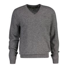 GANT Strickpullover Strickpullover Herren Grau Melange