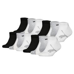 PUMA Socken Freizeitsocken Schwarz/Weiß/Grau