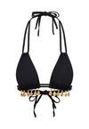 Moda Minx Selene Droplet Double Strap Triangle Top Bikini Oberteil Damen - Black