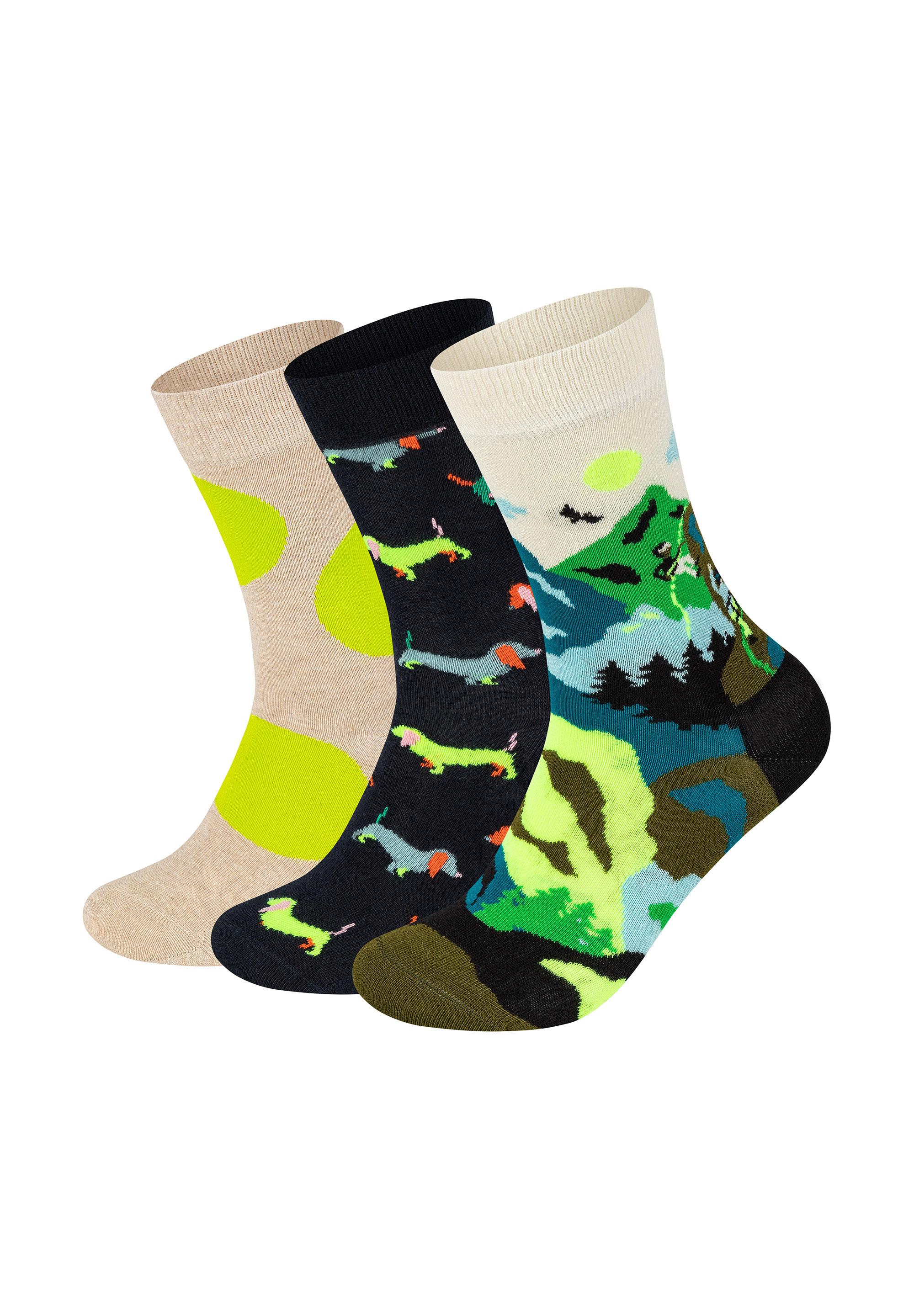 Happy Socks Climbing-Puppy Love-Jumbo Dot Socken - multi_coloured