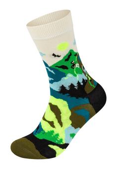 Rückansicht von Happy Socks Climbing-Puppy Love-Jumbo Dot Freizeitsocken multi_coloured