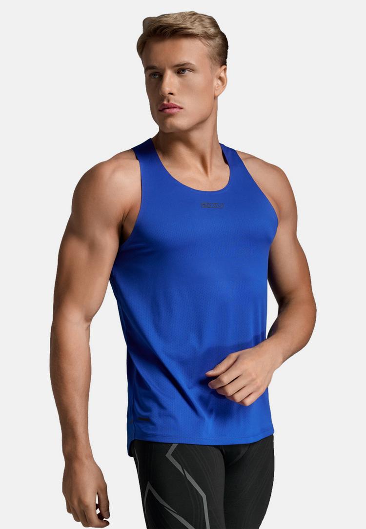 2XU 2XU Light Speed Tech Singlet Funktionsshirt Herren - surf-black reflective - 4 | SportScheck