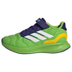adidas adidas Iron Hulk Runfalcon 5 Schuh Kids Laufschuhe Kinder Semi Solar Green / Cloud White / Collegiate Purple