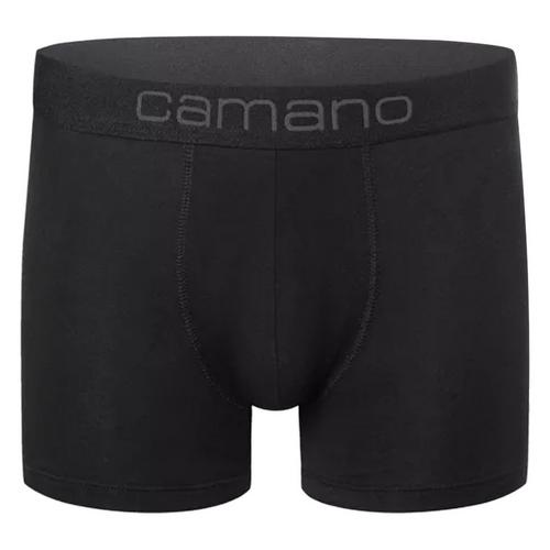 Rückansicht von Camano Boxershort Hipster Herren Schwarz