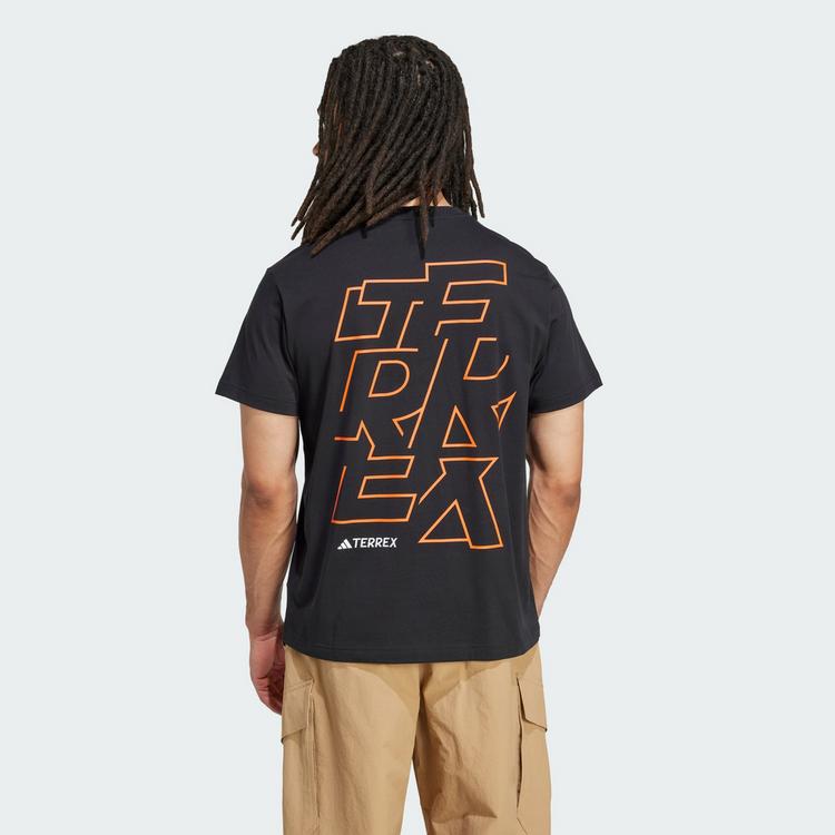 adidas adidas Terrex Signature AOP Grafik T-Shirt Funktionsshirt - Black - 1 | SportScheck