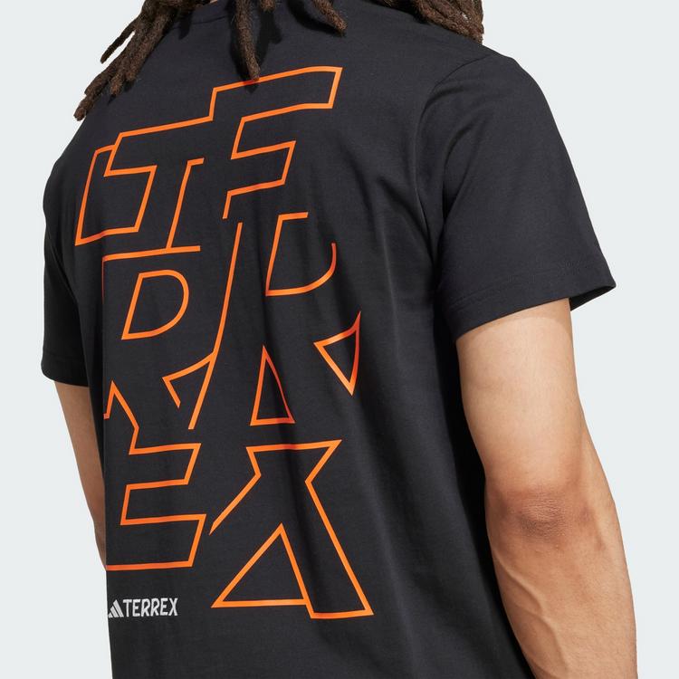 adidas adidas Terrex Signature AOP Grafik T-Shirt Funktionsshirt - Black - 1 | SportScheck