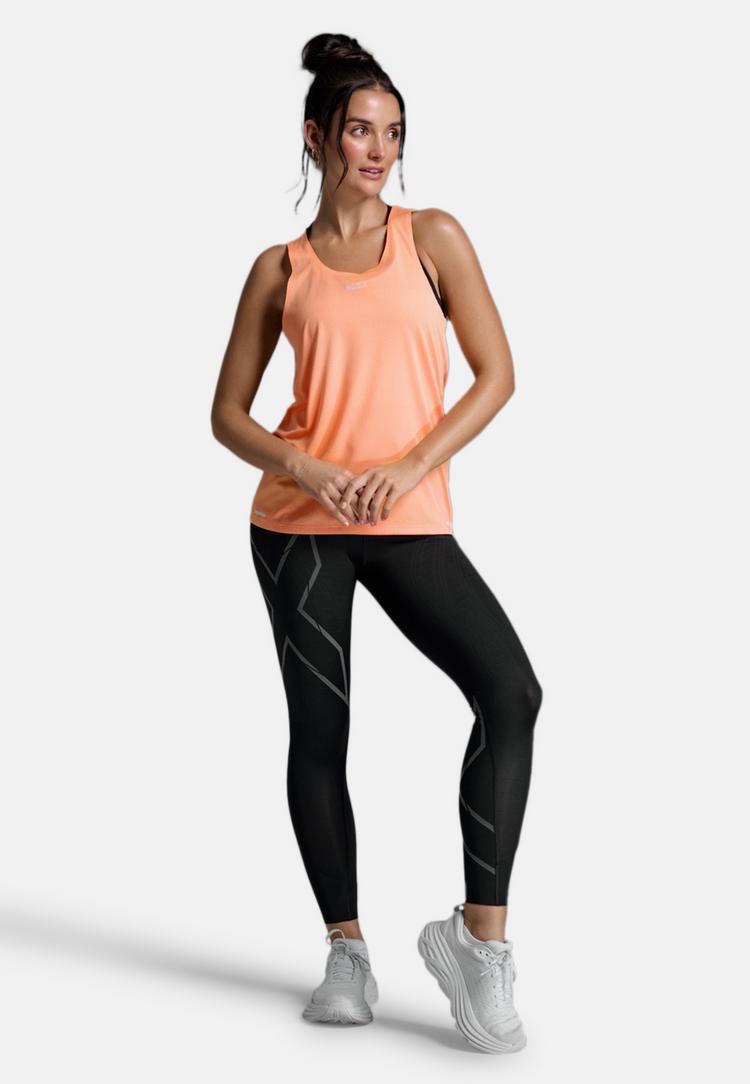 2XU 2XU Light Speed Tech Singlet Funktionsshirt Damen - digital peach-white reflective - 3 | SportScheck