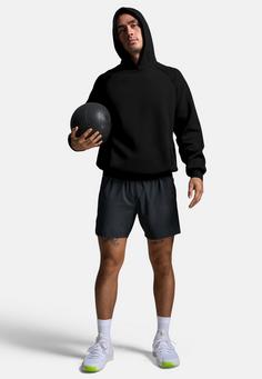 Rückansicht von 2XU Motion Smooth Spacer Hoodie Hoodie Herren black-black
