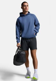 Rückansicht von 2XU Motion Smooth Spacer Hoodie Hoodie Herren indigo-indigo