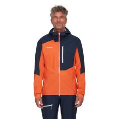 Rückansicht von Mammut Eiger Speed HS Hooded Hardshelljacke Herren arumita-night