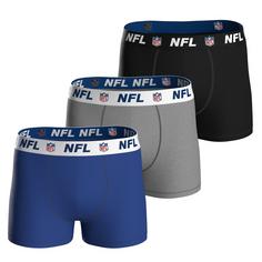 NFL Boxershort Hipster Herren Blau/Grau/Schwarz